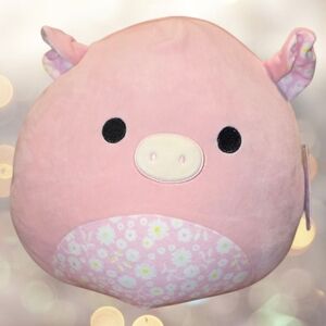 Squishmallows 12” Peter the Pig (Floral) Easter Spring Plush